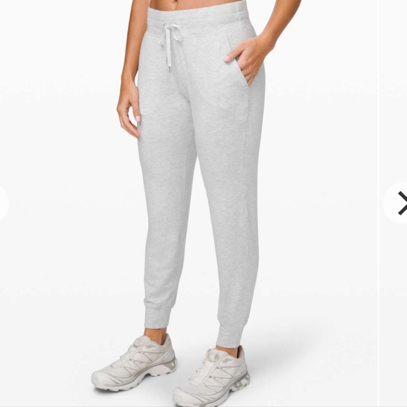 lululemon athletica Pants - Lululemon warm down jogger soft touch heathered core ultra grey